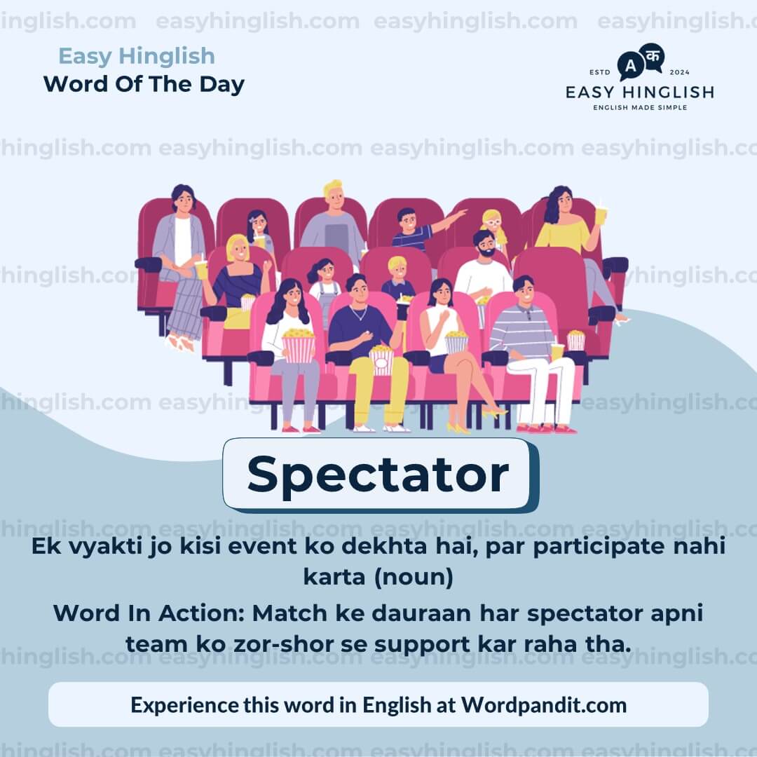 Spectator Vocabulary Post Correspond Vocabulary Post