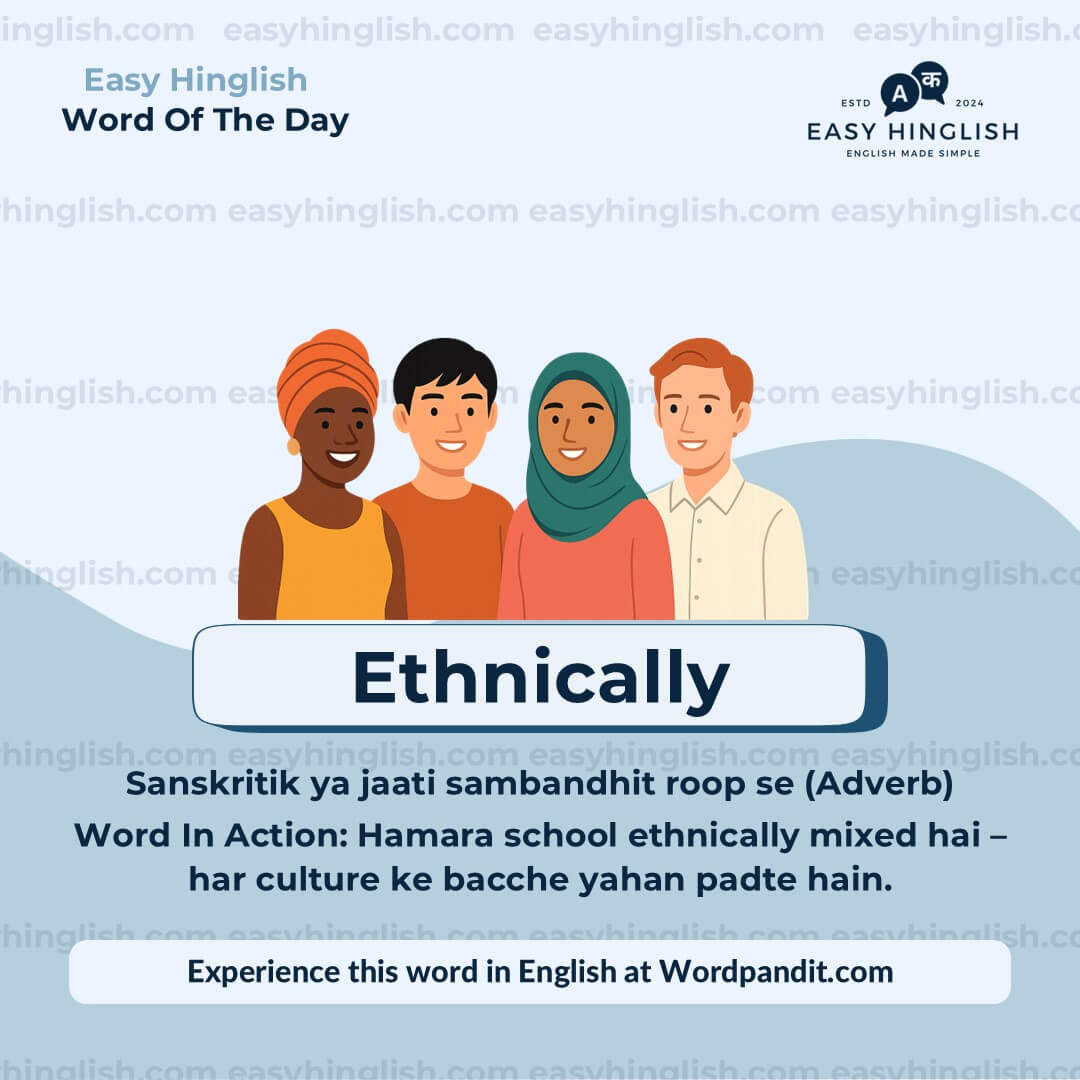 Ethnically Vocabulary Post